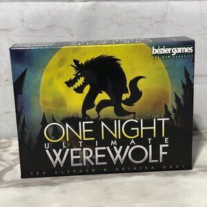 One Night Ultimate Werewolf game social deduction Bezier Alspach Okui